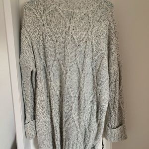 Mock turtleneck Gray sweater